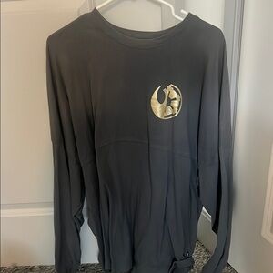 Unisex Gray Star Wars Spirit Jersey with Gold Rebel/Empire Emblem